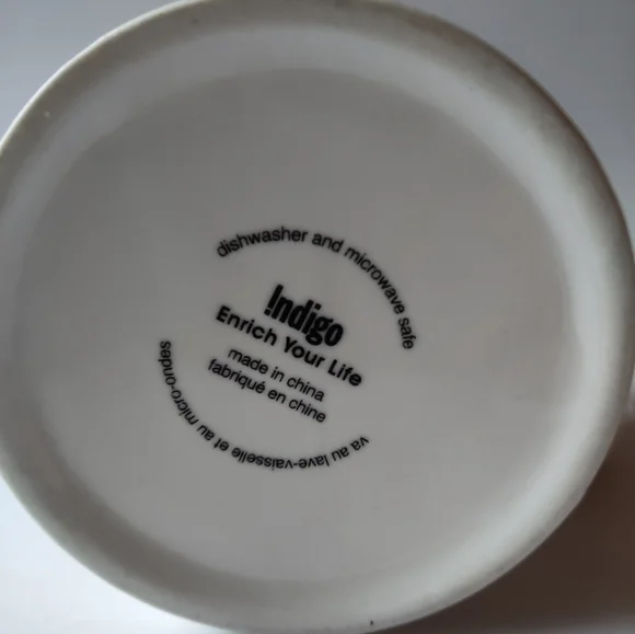 Indigo initial 'R' Mug - Picture 6 of 6